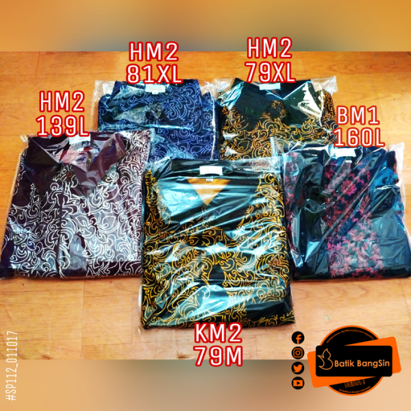 Batik BangSin baju - Hitam - Image 3