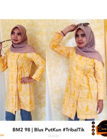 Blus Batik BangSin Kuning